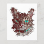 Abstracte kattencadeaus | Kutkat voor Valentijnse Flyer (Achterkant)