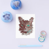 Abstracte kattencadeaus | Kutkat voor Valentijnse Flyer (Enkel)