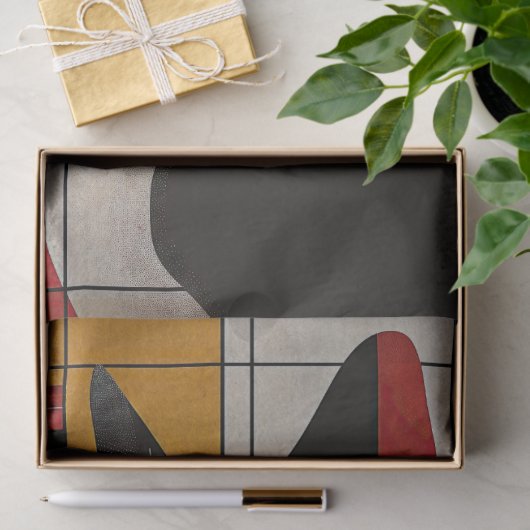 Abstracte kattenontkoppeling tissuepapier (Geschenk)