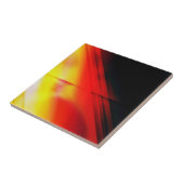 Abstracte keramische tapijten tegeltje (Zijkant)