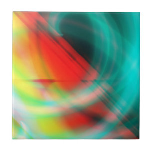 Abstracte keramische tapijten tegeltje