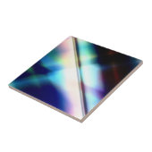 Abstracte keramische tapijten tegeltje (Zijkant)