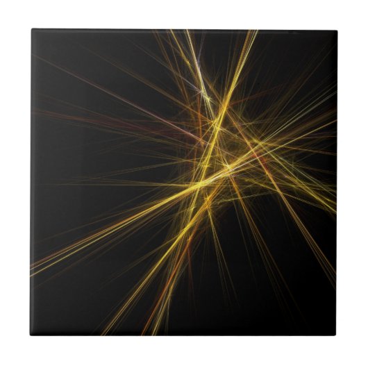 Abstracte keramische tapijten tegeltje (Voorkant)