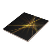 Abstracte keramische tapijten tegeltje (Zijkant)