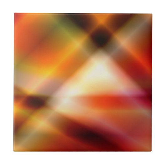 Abstracte keramische tapijten tegeltje (Voorkant)