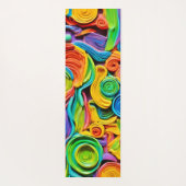 Abstracte keramische vreugde yogamat (Achterkant)