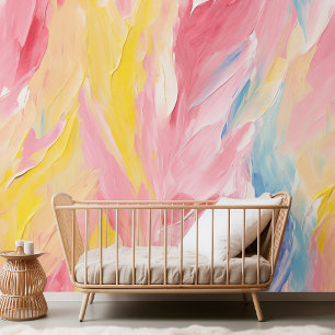 Abstracte Kerst Acryl & Waterverf Textuur Behang