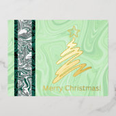 Abstracte kerst! (Boom) Briefkaart (Voorkant)