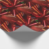 Abstracte kerst cadeaupapier (Hoek)