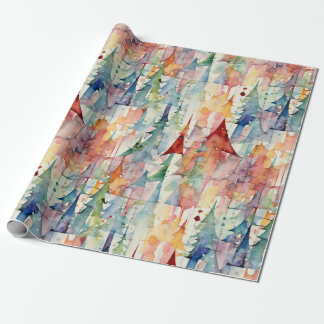 Abstracte kerst cadeaupapier