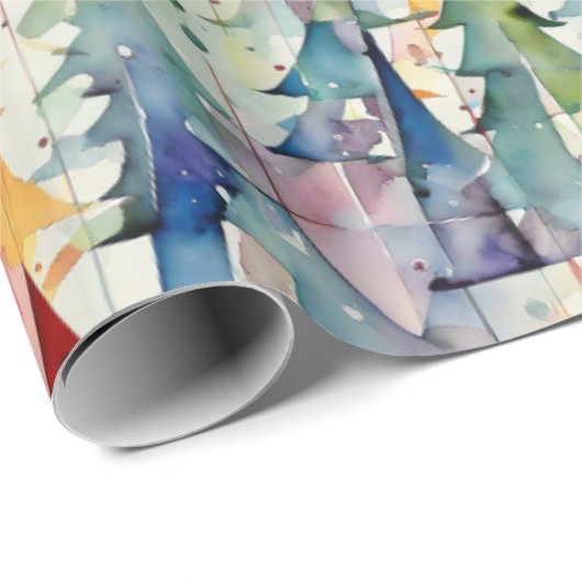 Abstracte kerst cadeaupapier (Rol Hoek)