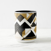 abstracte kerst diamanten koffiemok mok (Midden)