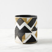 abstracte kerst diamanten koffiemok mok (Midden)