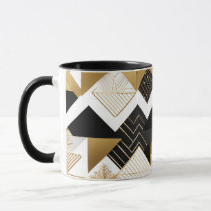 abstracte kerst diamanten koffiemok mok