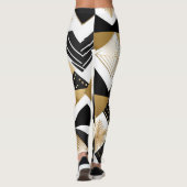 abstracte kerst diamanten leggings (Achterkant)