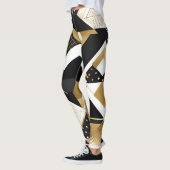 abstracte kerst diamanten leggings (Links)