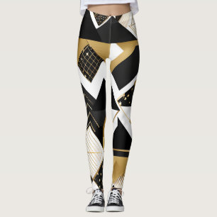 abstracte kerst diamanten leggings