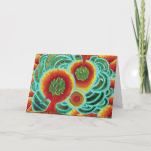 Abstracte kerst feestdagen kaart