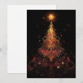 Abstracte Kerst Kaarten -  Kerst Kaarten (Voorkant / Achterkant)