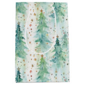 Abstracte kerst medium cadeauzakje (Voorkant)