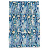 Abstracte kerst medium cadeauzakje (Achterkant)