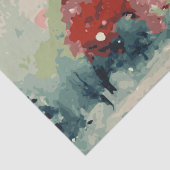 Abstracte kerstbomen 3 aquarel tissuepapier (Detail)