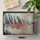 Abstracte kerstbomen 8 aquarel tissuepapier (Geschenk)