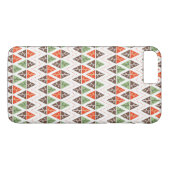 Abstracte kerstbomen geometrisch vakantiepatroon Case-Mate iPhone case (Achterkant (Horizontaal))