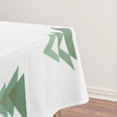 Abstracte kerstbomen in de Midden-eeuwse winter Tafelkleed (Voorbeeld)