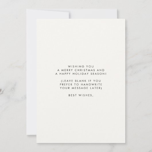 Abstracte kerstbomen kerst feestdagenkaart (Achterkant)