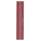 Abstracte kerstbomen middelgrote tafel runner medium tafelloper (Voorkant)