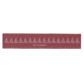 Abstracte kerstbomen middelgrote tafel runner medium tafelloper (Horizontaal)