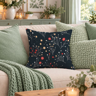 Abstracte kerstbomen Rood Groen Worp Kussen Ar