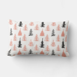 Abstracte kerstbomen Scandinavisch Kussen