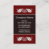 Abstracte kerstboom cadeau Label-Visitekaartjes Visitekaartje (Achterkant)