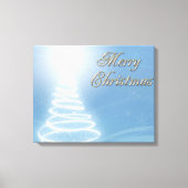 Abstracte kerstboom canvas afdruk (Voorkant)