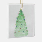 Abstracte kerstboom keramisch ornament (Rechts)