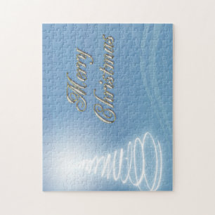 Abstracte kerstboom legpuzzel