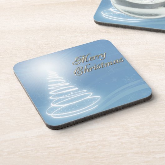 Abstracte kerstboom onderzetter (Linkerzijde)