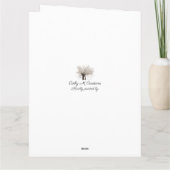 Abstracte kerstboom op Gold Glitter Kaart (Achterkant)