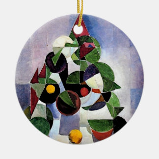 Abstracte kerstboom ornament