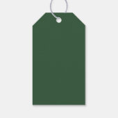 Abstracte Kerstboom Vakantiedeelname Cadeautje Cadeaulabel (Achterkant)