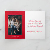 Abstracte kerstboom voor Waterverf Feestdagen Kaart (Binnen)