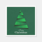 Abstracte kerstboomfeestdag servet (Voorkant)