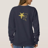 Abstracte kerstboomkunst Draag Trui (Achterkant)