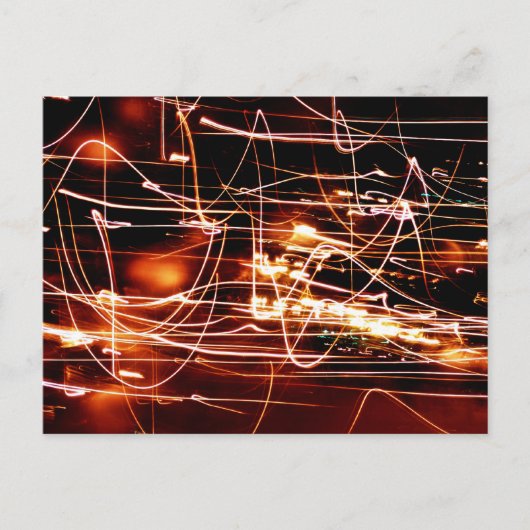 Abstracte kerstboomlichten feestdagenkaart (Voorkant)