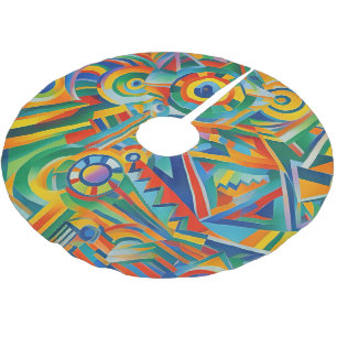 Abstracte kerstboomzoom kerstboom rok