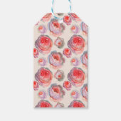 Abstracte kerstcadeautas. cadeaulabel (Voorkant)