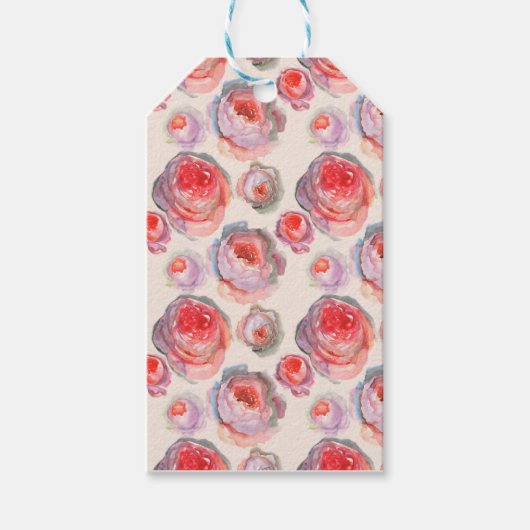 Abstracte kerstcadeautas. cadeaulabel (Voorkant)