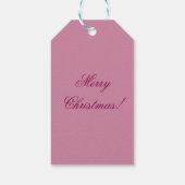 Abstracte kerstcadeautas. cadeaulabel (Achterkant)